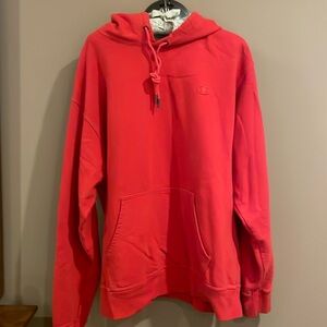 Champion Authentic Athletic-wear Hoodie- Red-Large